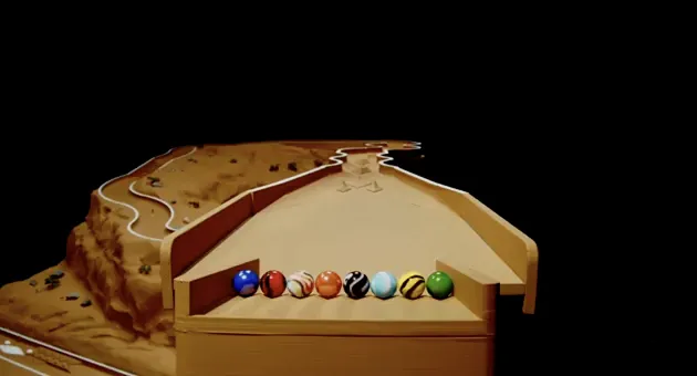 Spielposter Rolling Dunes